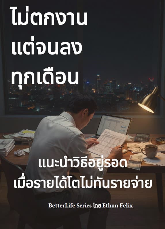 ไม่ตกงานแต่จนลงทุกเดือน